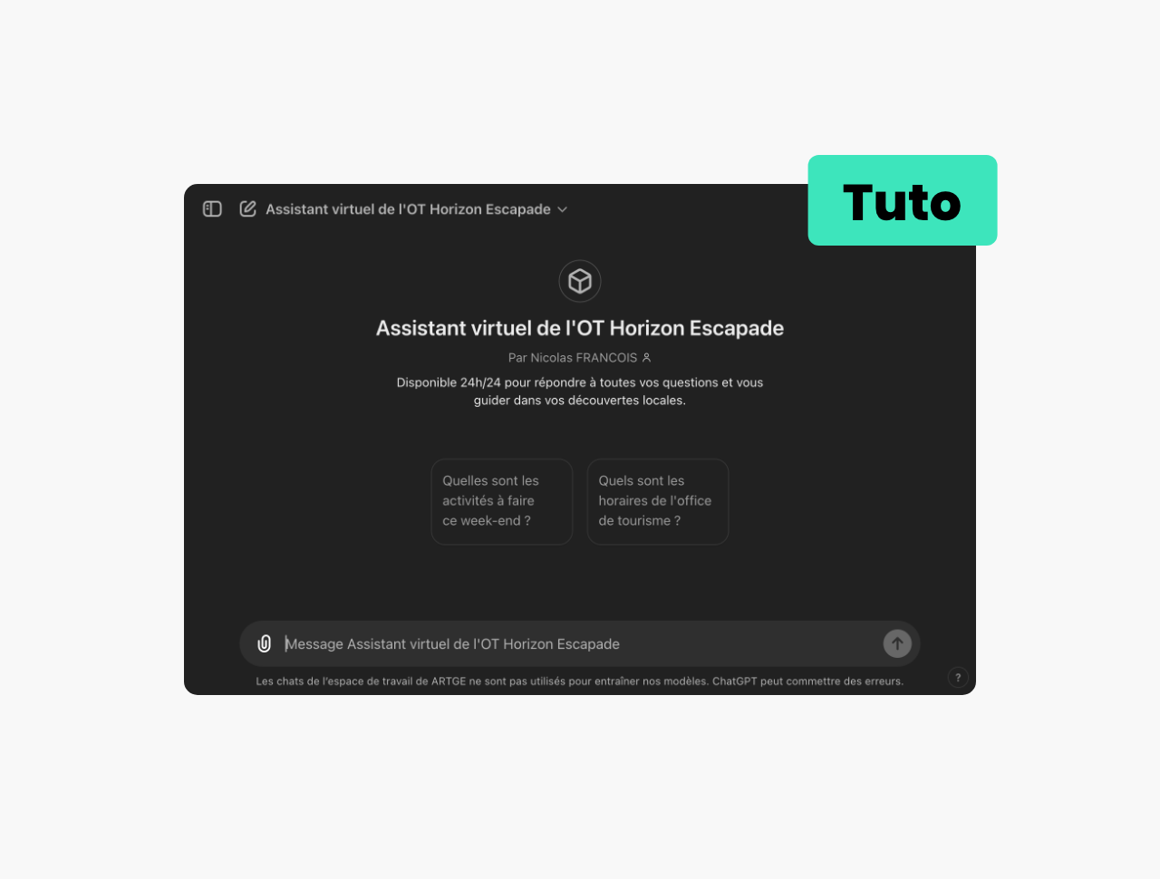 Tutoriel : Comment utiliser ChatGPT pour répondre rapidement aux questions fréquentes dans le tourisme