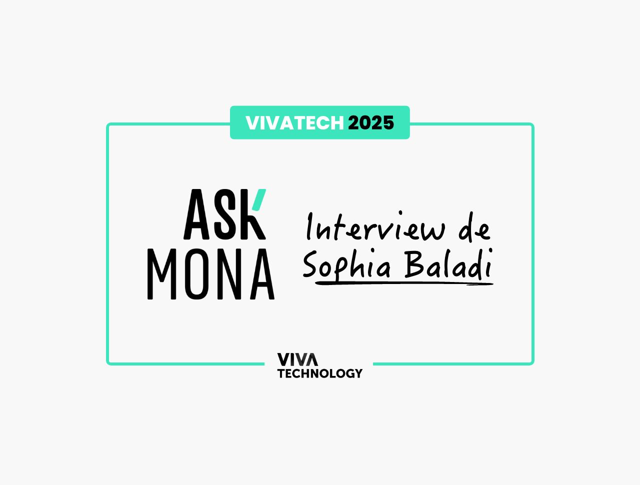 Ask Mona à VivaTech : L’IA conversationnelle au service d’une culture pour tous